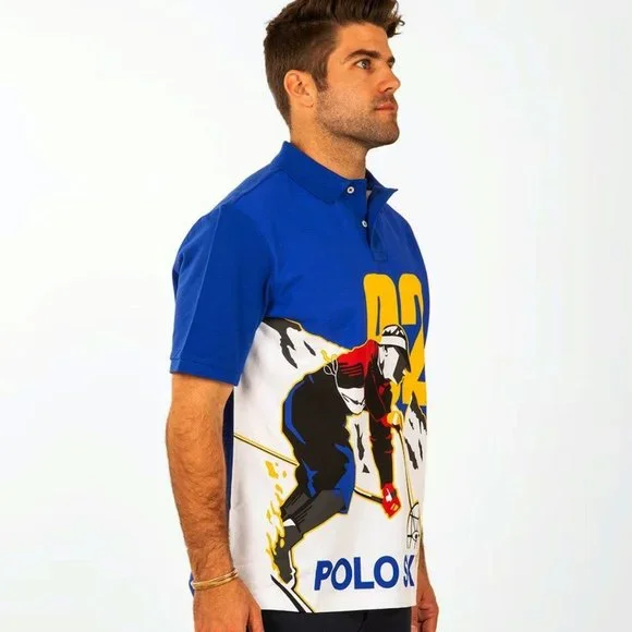 NWT $168 Polo Ralph Lauren MENS XL M L Classic Fit Polo Ski Mesh Polo Shirt - Picture 6 of 10